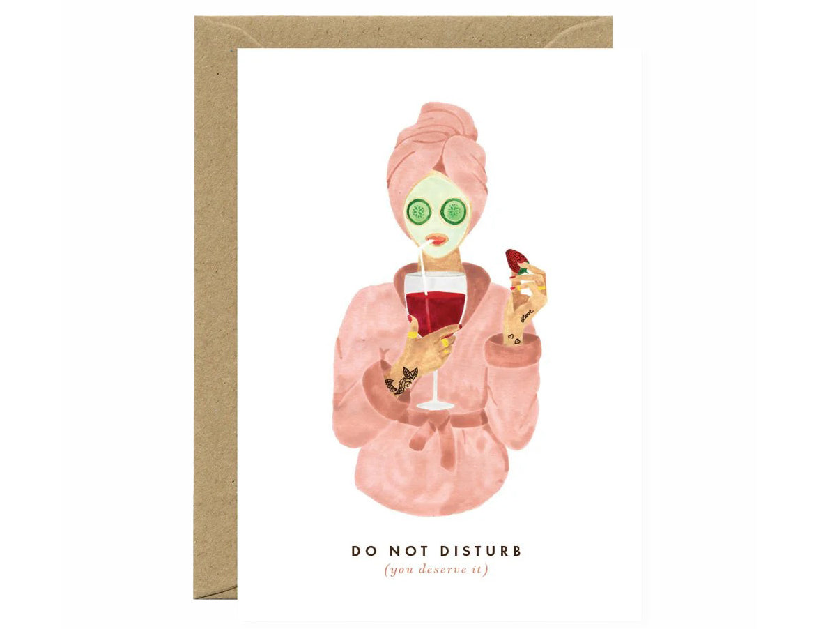 Achat Carte aquarelle - Do not disturb - ATWS