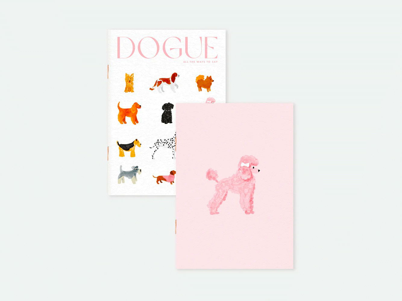 Duo de carnet Dogue - Pocket Notebook A6 - ATWS