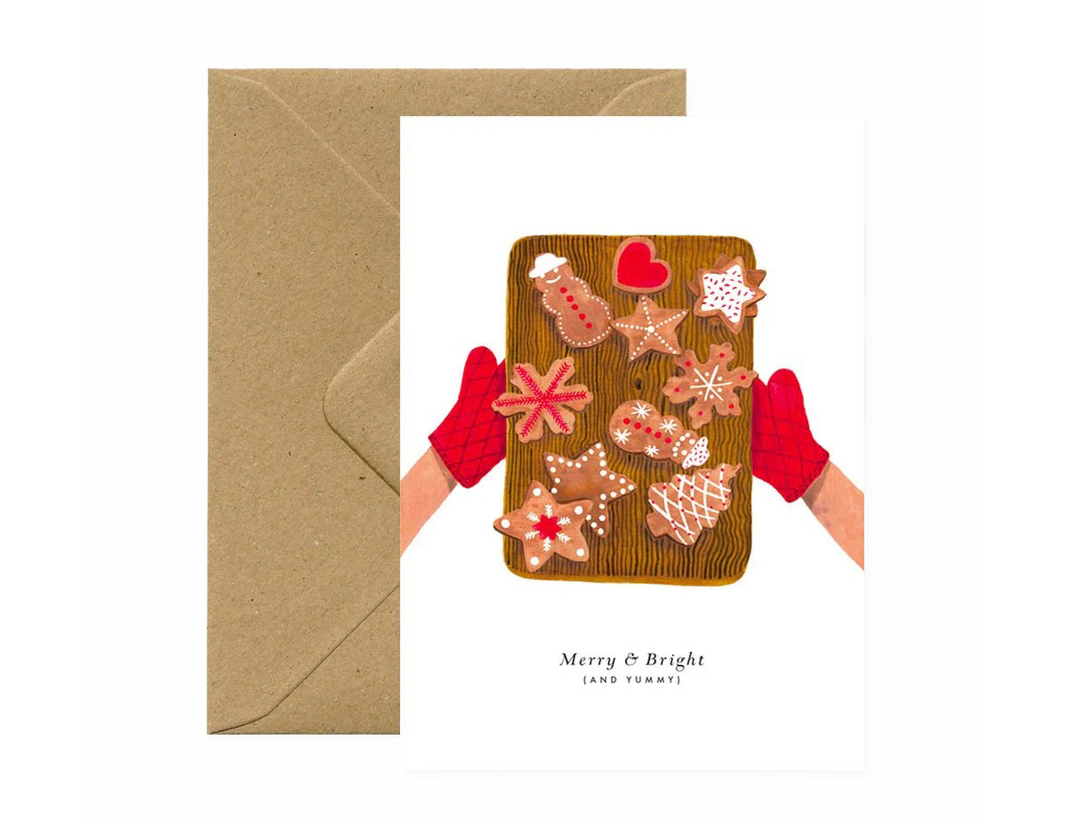 Achat Carte de Noël aquarelle - Christmas cookies - ATWS