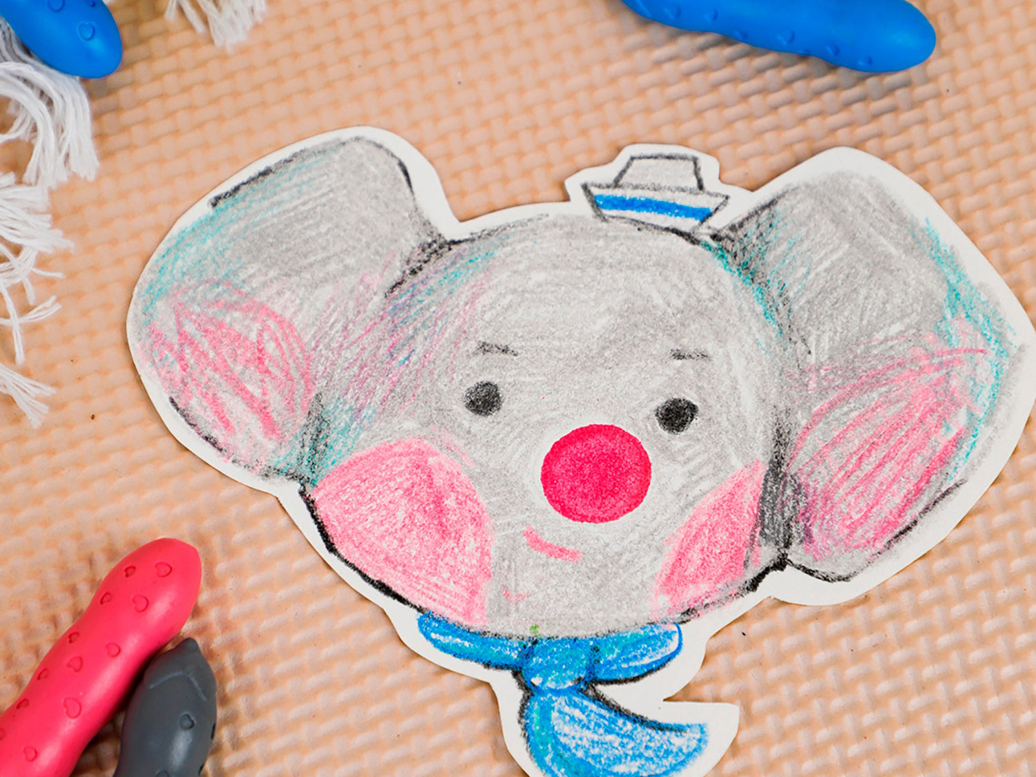 Happy Pea Pod 12 Pastel Colours - 12 crayons pastel - Ulysse