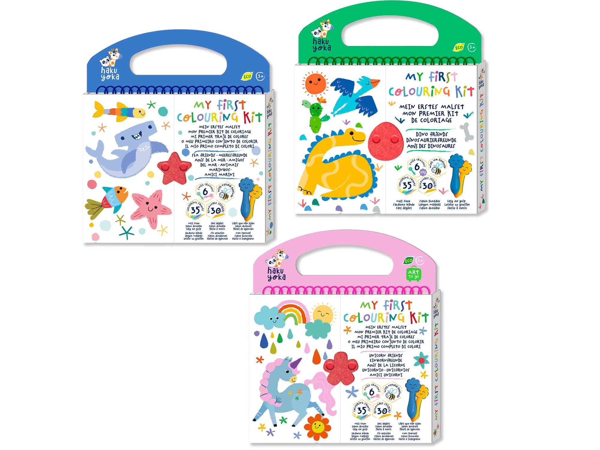 My First Colouring Kit Sea Friends - Kit de coloriage Animaux marins - Ulysse