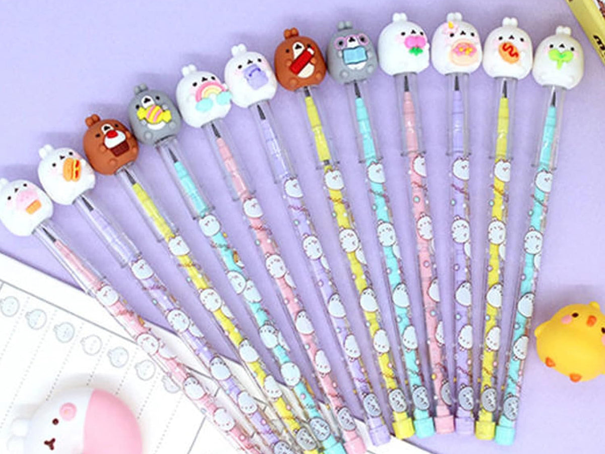 achat Lot de 4 crayons à cartouche Molang Figure