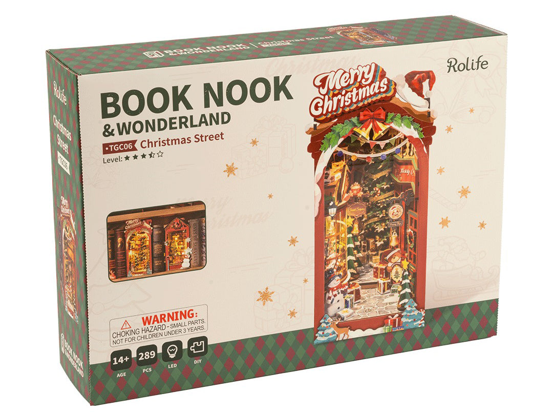 achat Book Nook - Pièce miniature - Christmas Street - Rolife