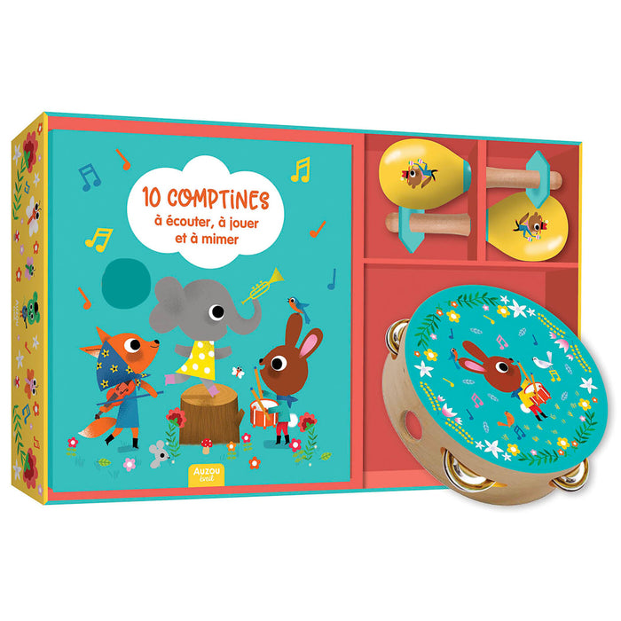 Achat Mon coffret d'éveil musical avec 10 comptines Auzou