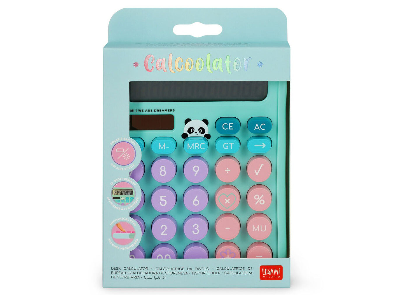 Calculatrice de Bureau - Calcoolator - Legami