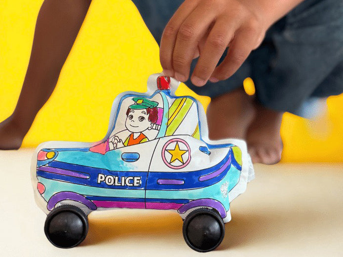 Coloriages gonflables - Police et pompier - Ara Créative