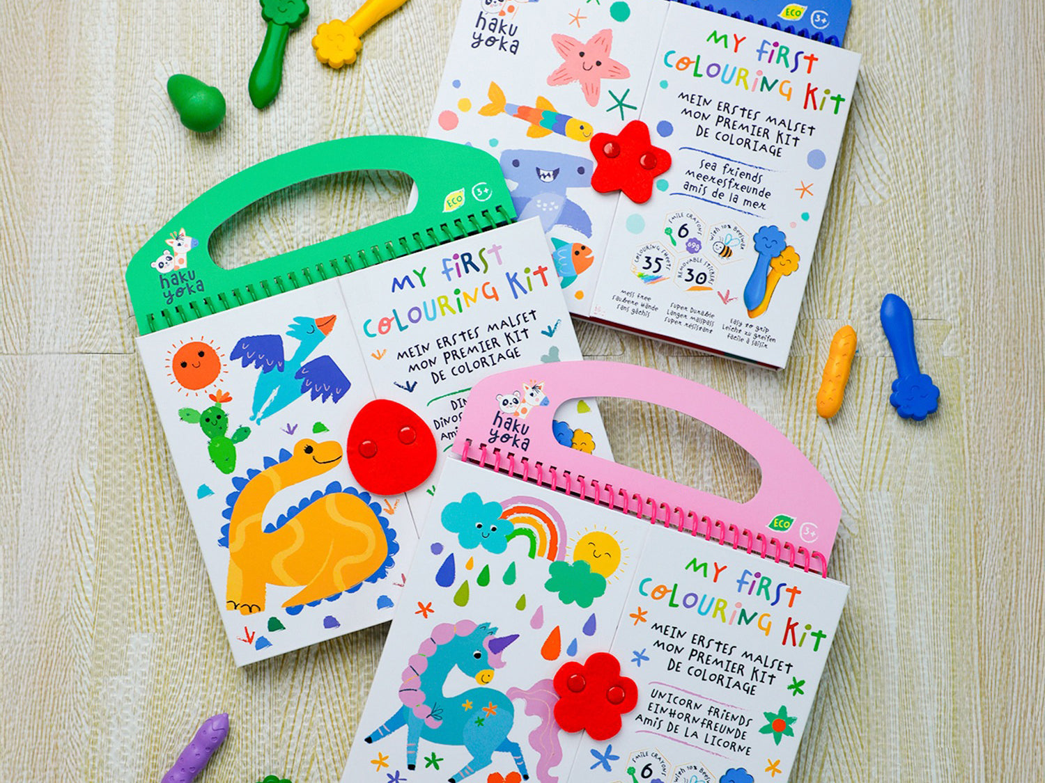 My First Colouring Kit Sea Friends - Kit de coloriage Animaux marins - Ulysse