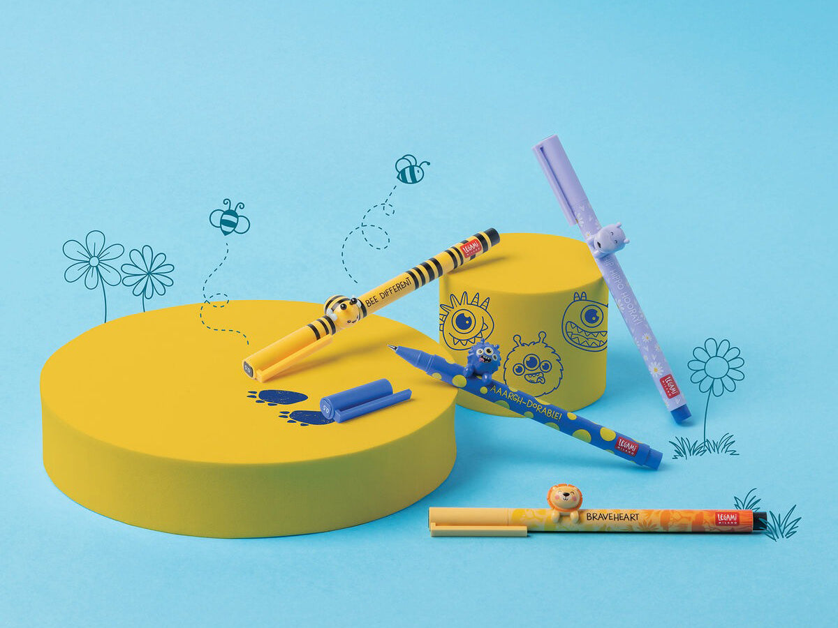 Stylo gel Lovely Friends Hippo - Legami