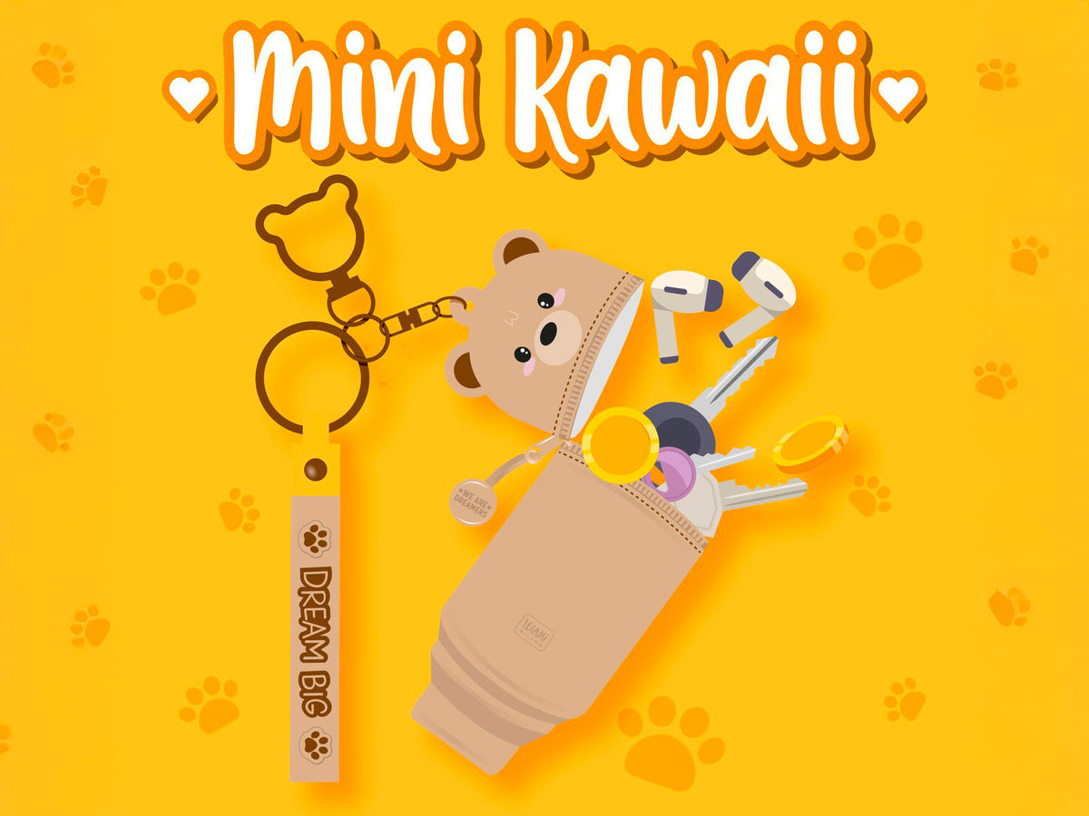 achat Mini trousse & porte clés Kawaii - Teddy l'Ourson - Legami
