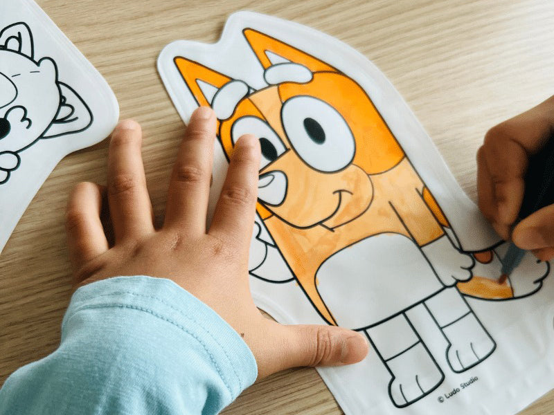 Coloriages gonflables - Bluey - Ara Créative