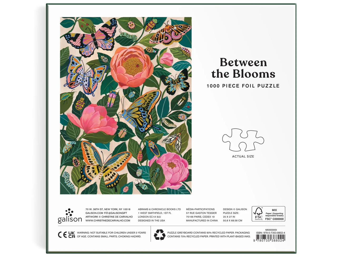 achat Puzzle Between the Blooms - 1000 pièces - Galison