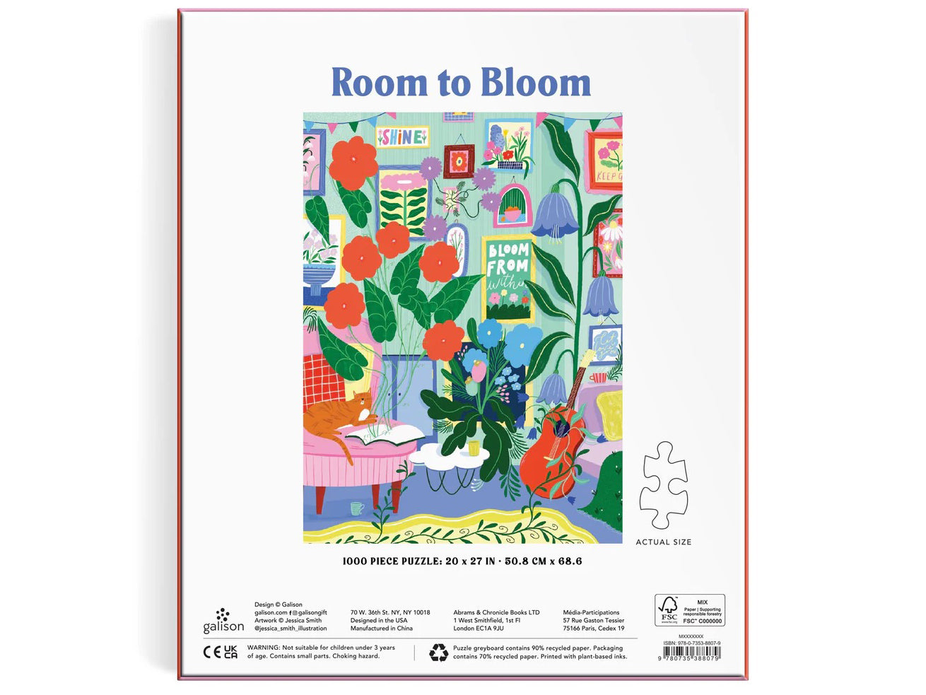 achat Puzzle Room to Bloom - 1000 pièces - Galison