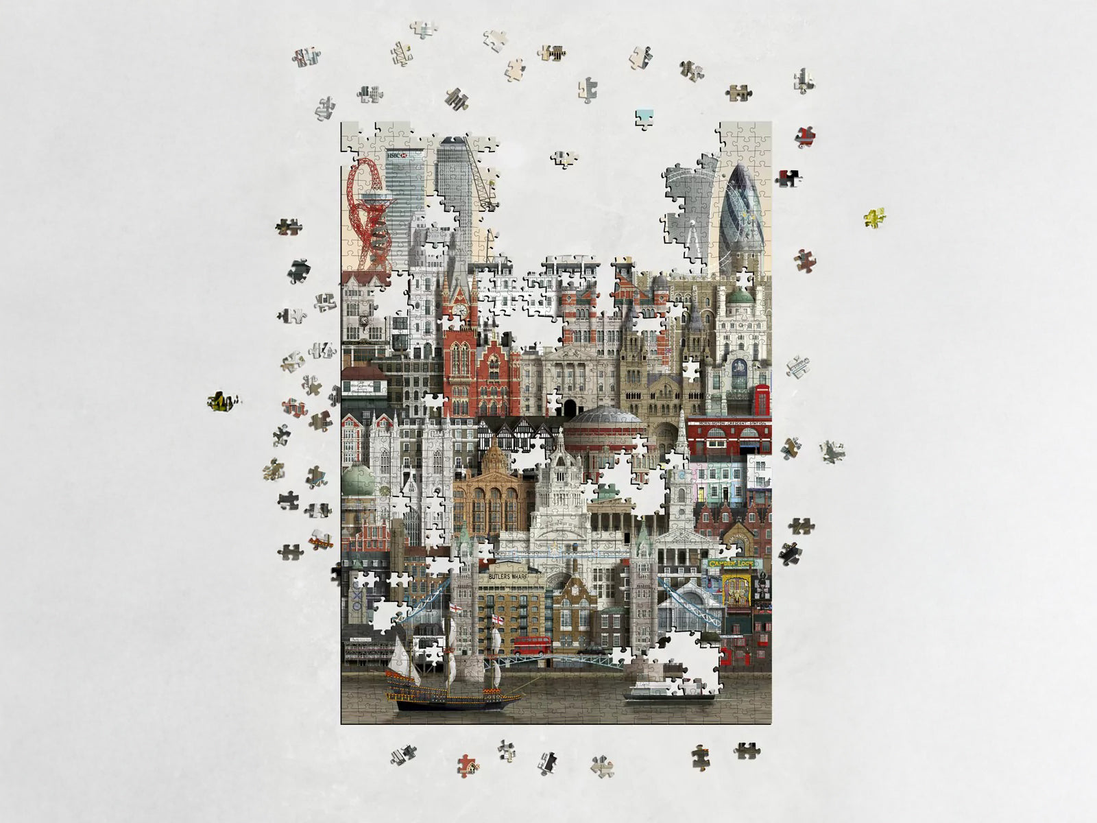 Achat Puzzle 1000 pièces - Londres (London) - Martin Schwartz