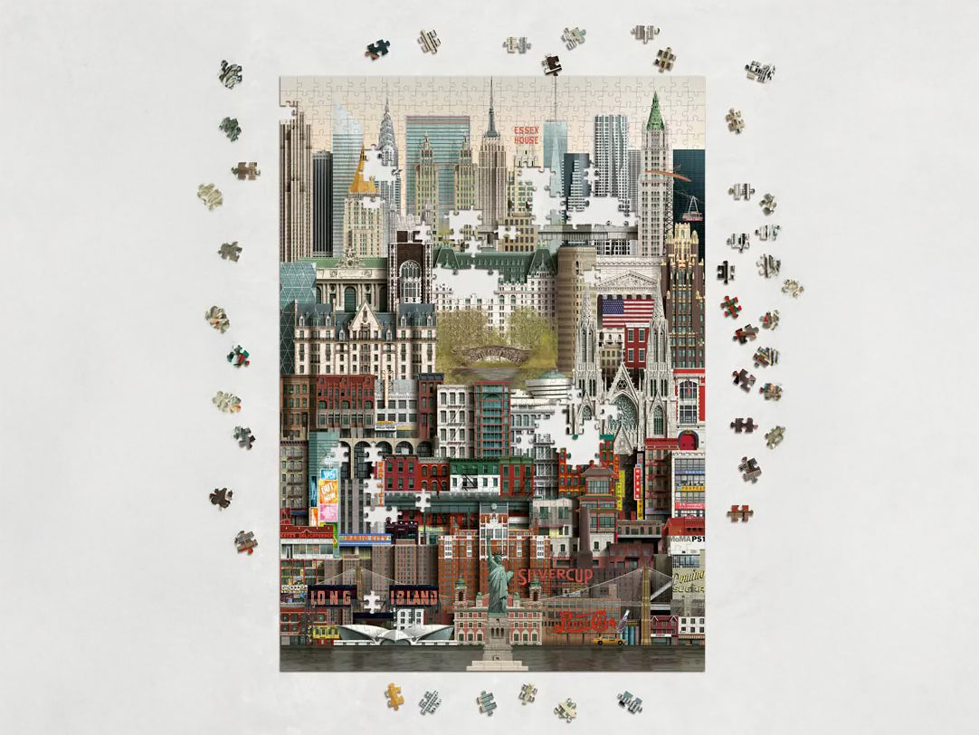 Achat Puzzle 1000 pièces - New York - Martin Schwartz