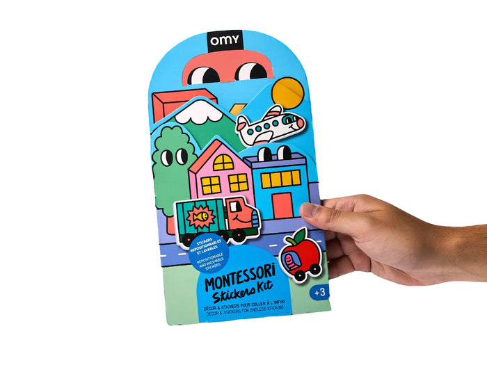 Achat Kit de stickers Montessori - Vroom Vroom - Omy