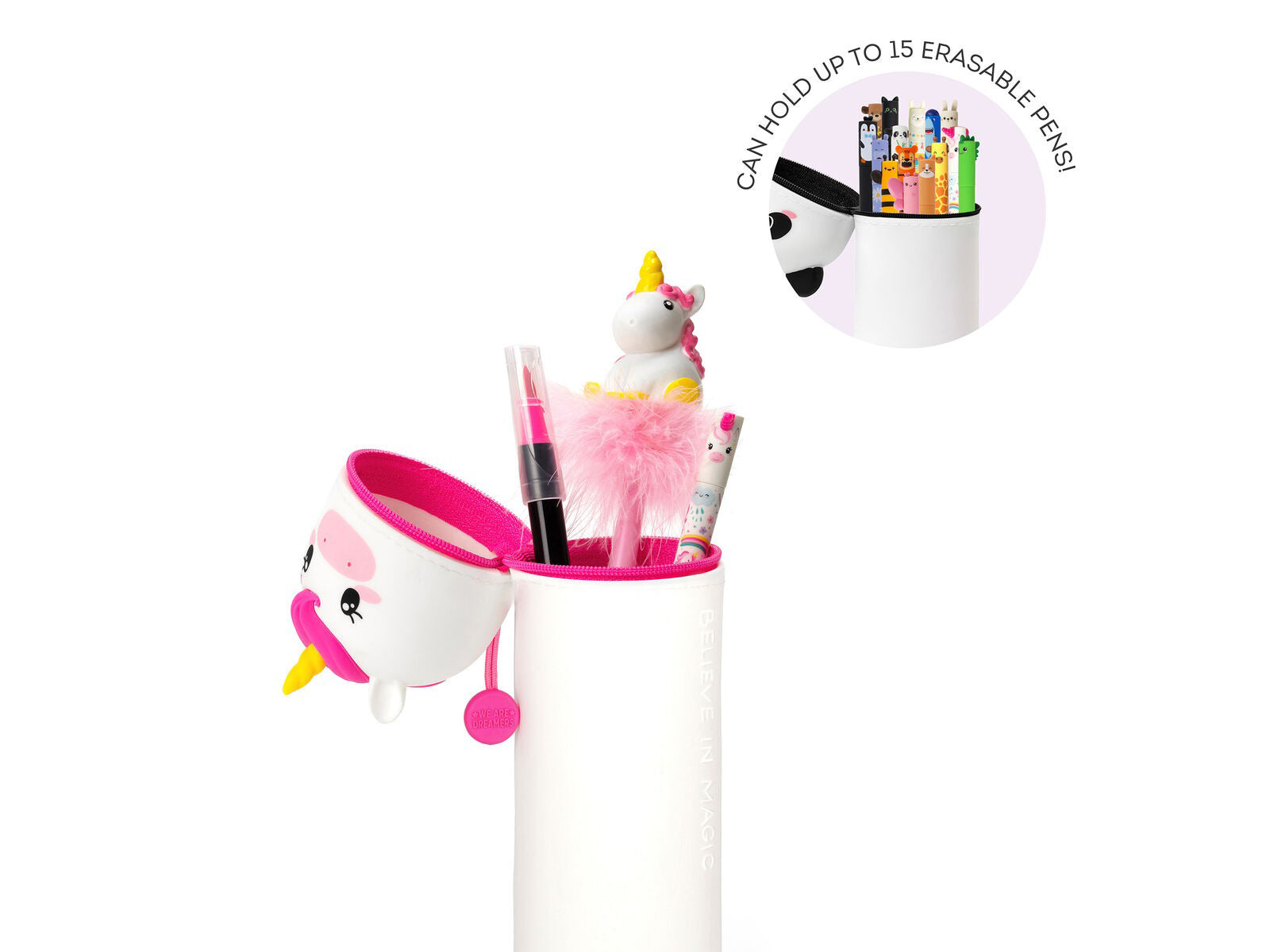 Achat Trousse Licorne pot à crayons Kawai - Legami