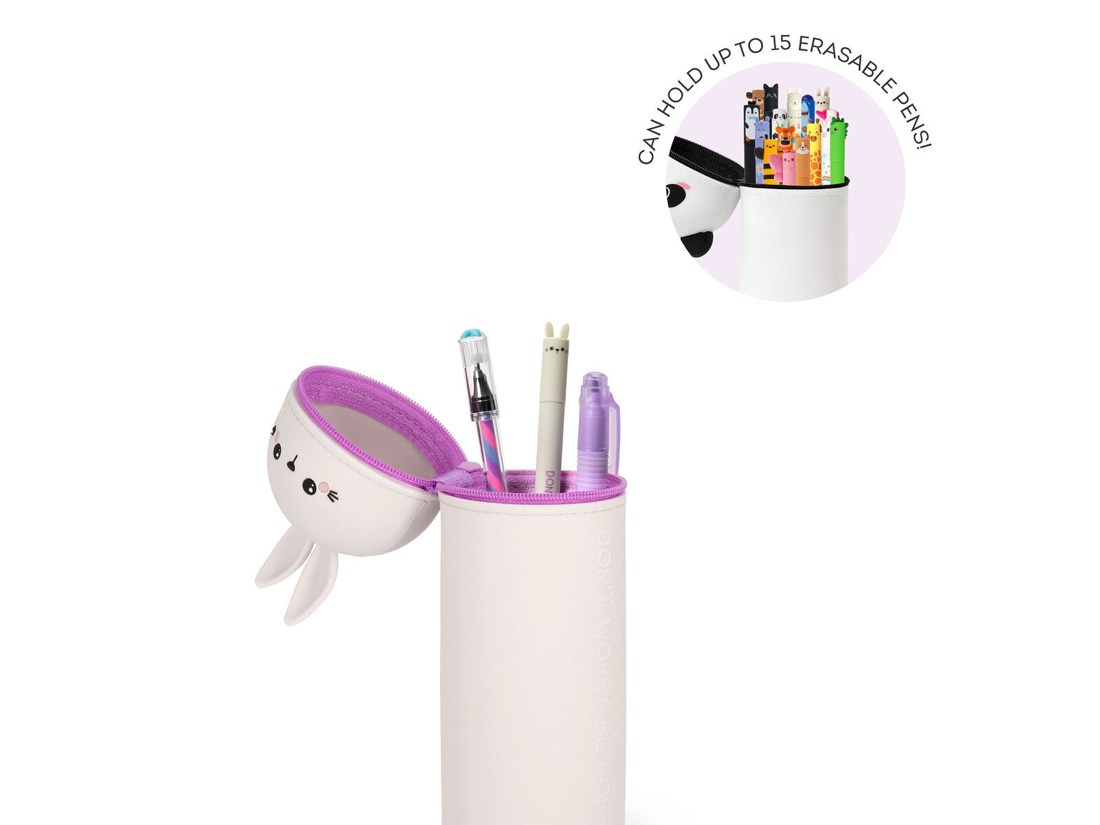 Achat Trousse Lapin pot à crayons Kawai - Legami