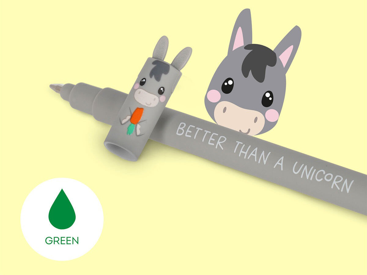 Set de 4 Stylos à Encre Gel Effaçable Animaux de la Ferme - Farm Sweet Farm - Legami