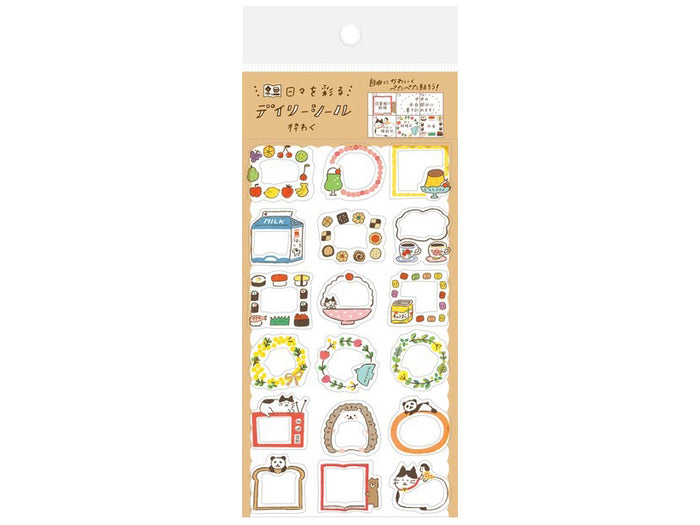 Achat Planche de 18 stickers planner - Jolis cadres