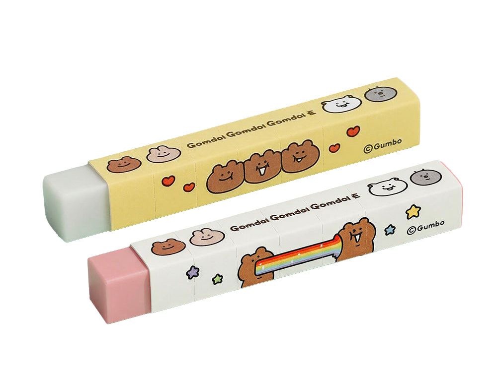 achat Gomme ours slim blanche