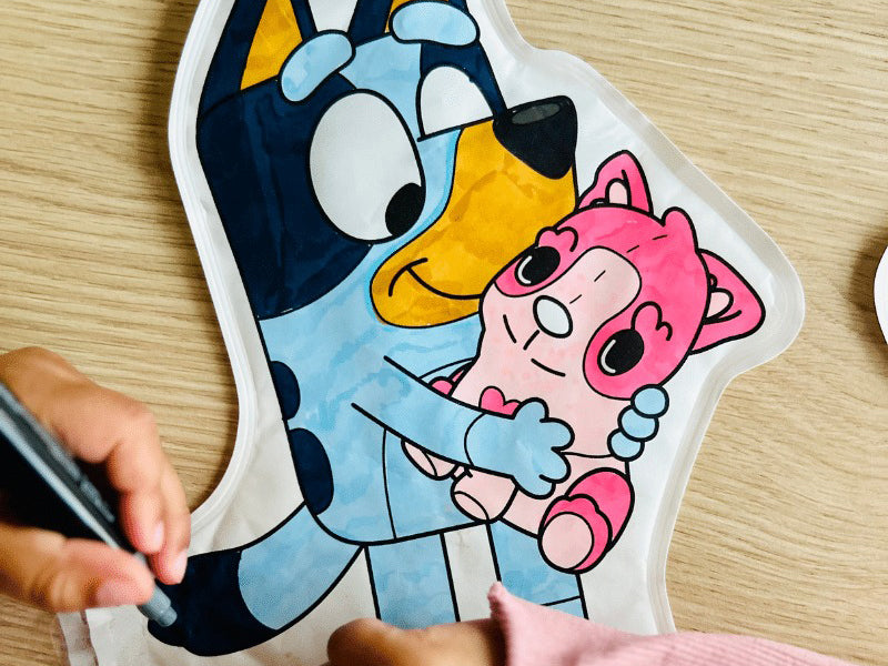 achat Coloriages gonflables - Bluey - Ara Créative