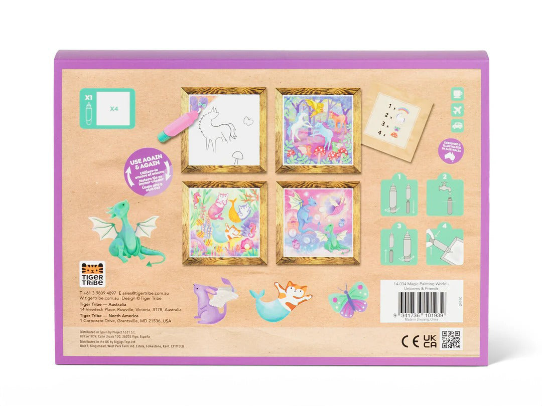 Kit de peinture à l'eau magique - Unicorns Ans Friends