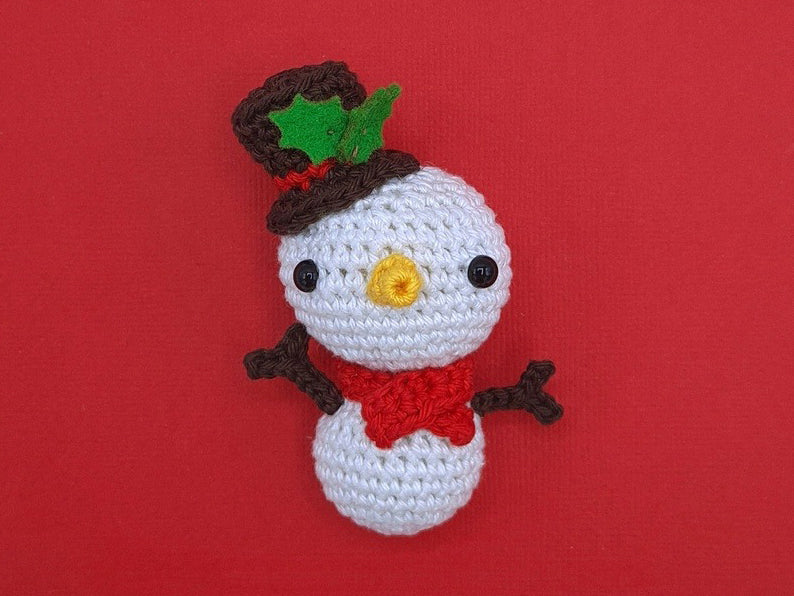 Achat Kit crochet DIY - Mini Bonhomme de neige - Hardicraft