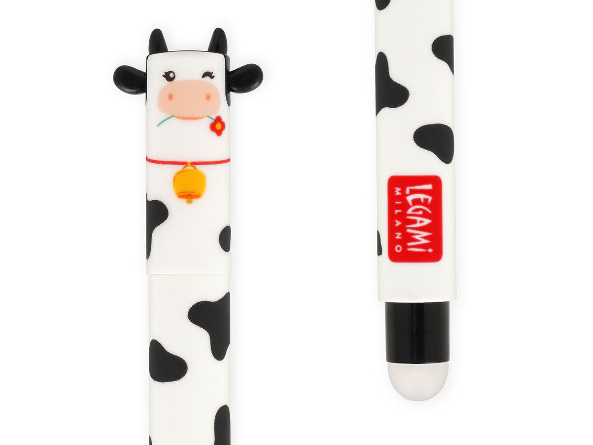achat Set de 4 Stylos à Encre Gel Effaçable Animaux de la Ferme - Farm Sweet Farm - Legami