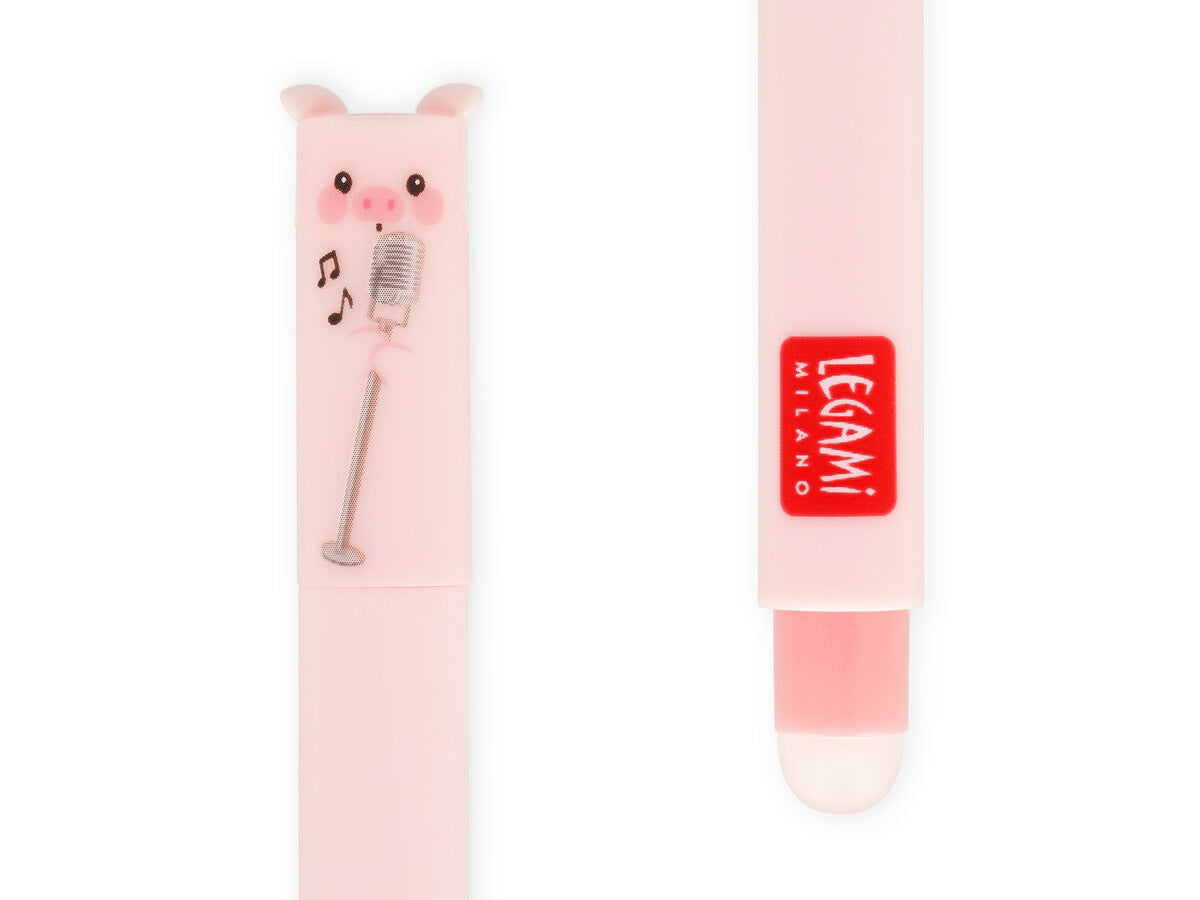 Set de 4 Stylos à Encre Gel Effaçable Animaux de la Ferme - Farm Sweet Farm - Legami