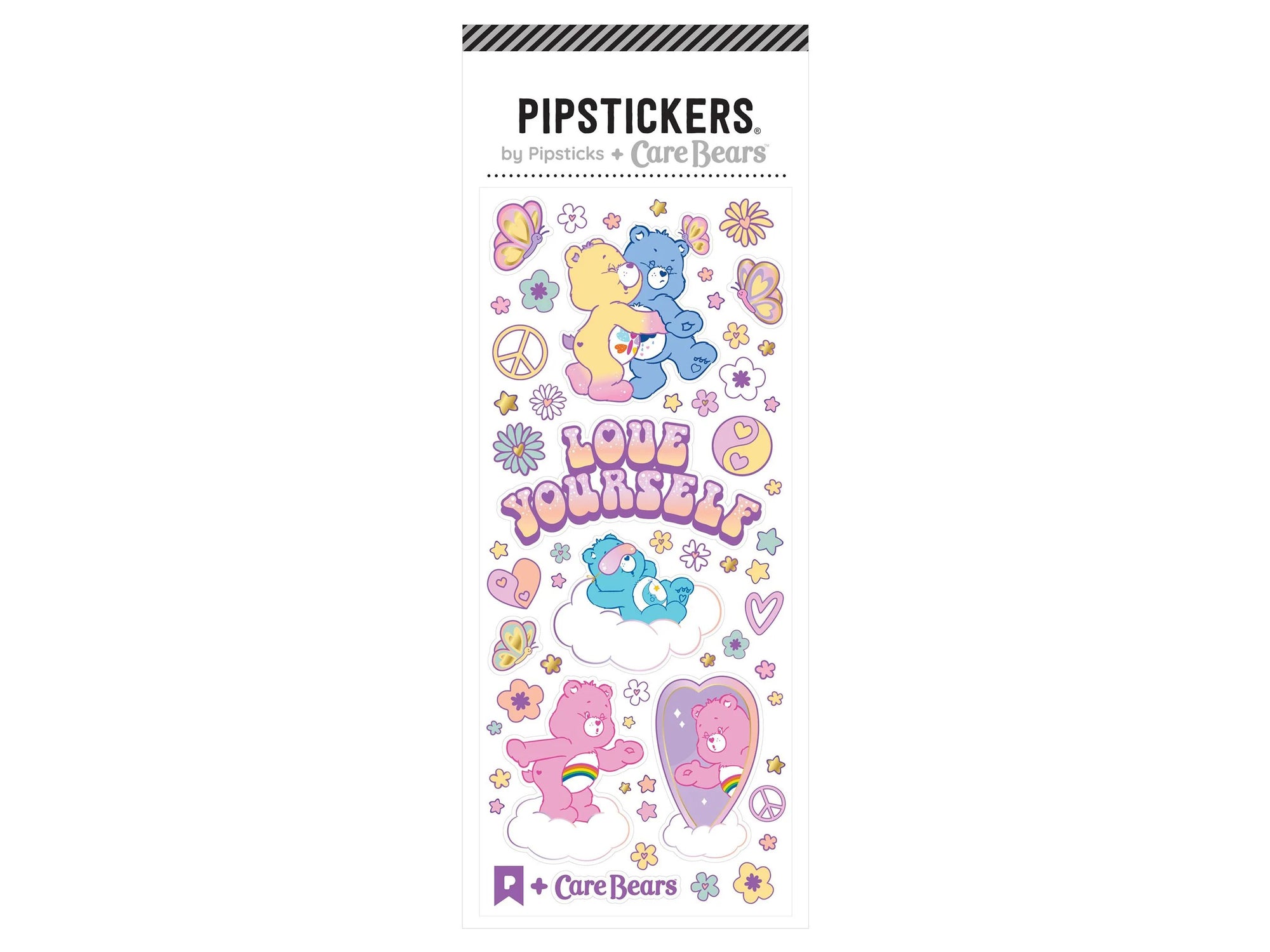 Achat Stickers Bisounours Aime-toi (Care Bears Love Yourself) - Pipsticks