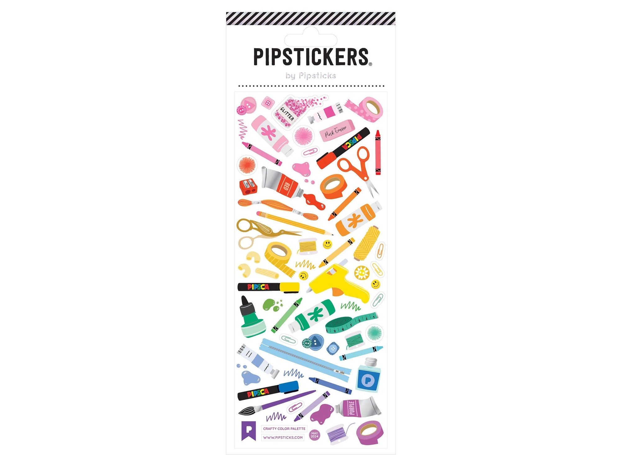 Achat Stickers Palette créative (Crafty Color Palette) - Pipsticks