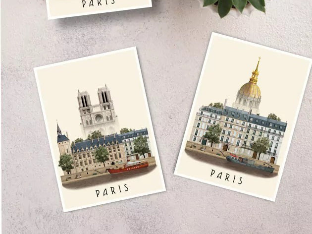 Carte postale A6 Paris II - Martin Schwartz