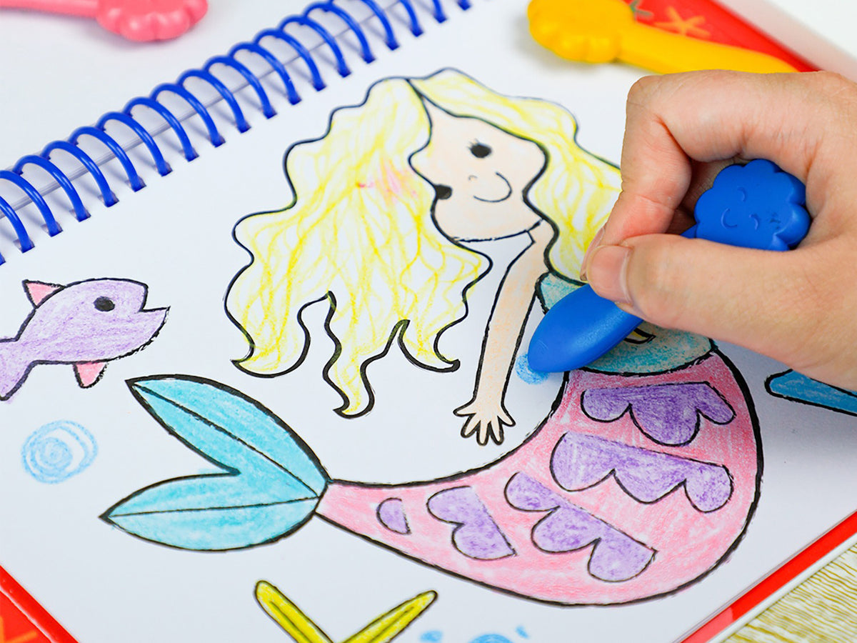 achat Kit de coloriage Animaux marins - Haku Yoka