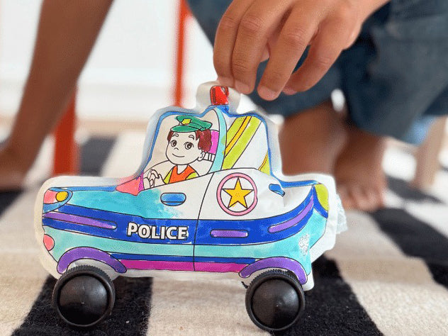 Coloriages gonflables - Police et pompier - Ara Créative