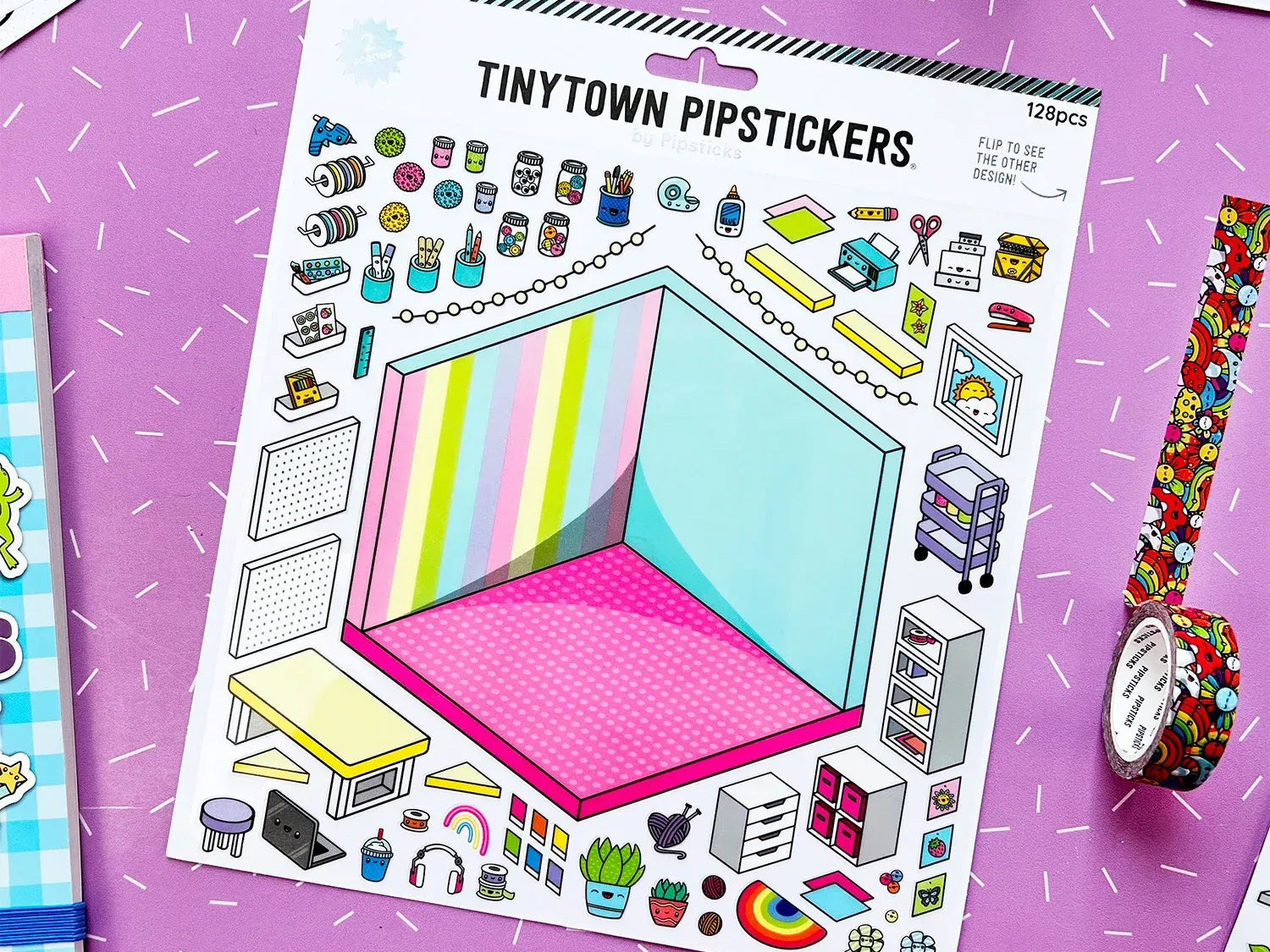 Stickers Tinytown Atelier créatif & bureau de poste (DIY & Dispatch) - Pipsticks