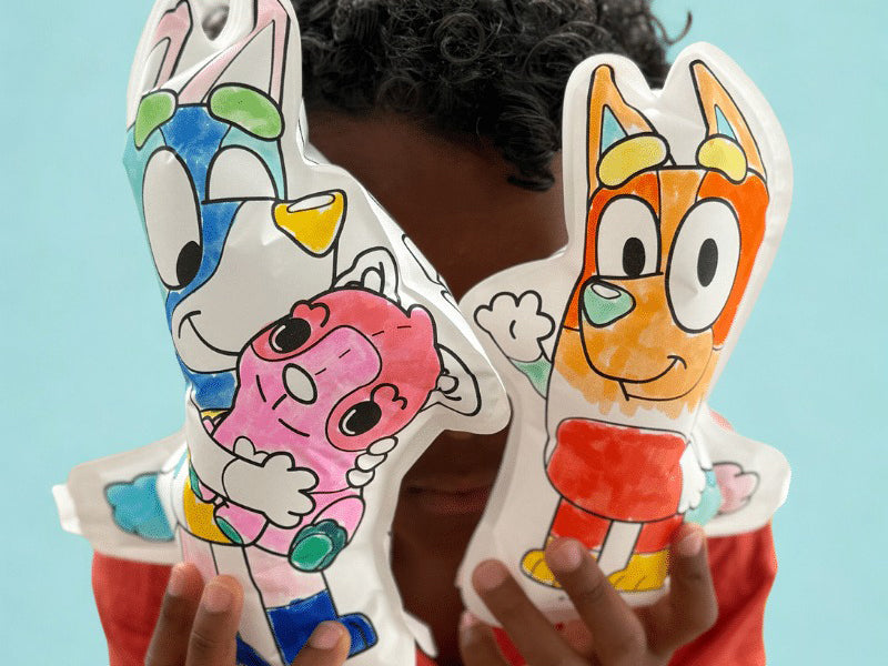 Coloriages gonflables - Bluey - Ara Créative