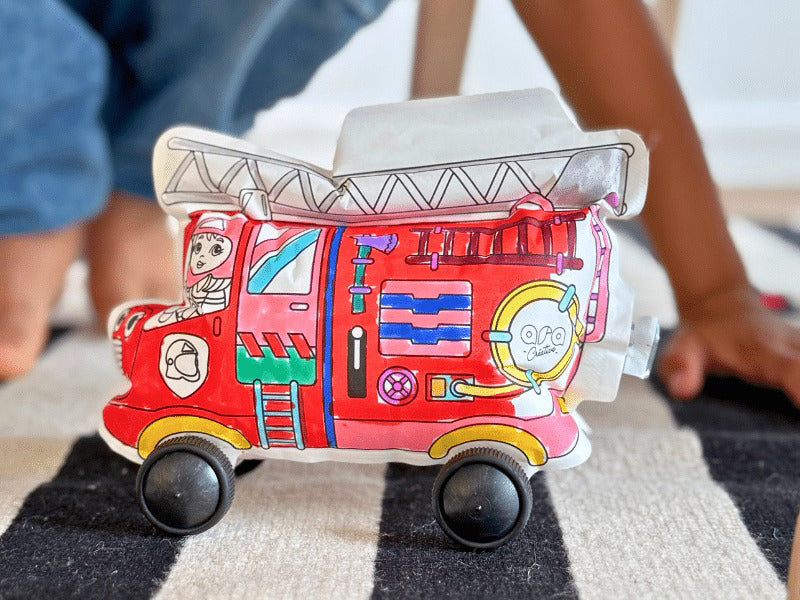 Coloriages gonflables - Police et pompier - Ara Créative