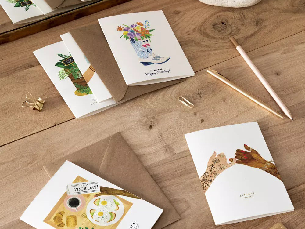 achat Carte d'anniversaire aquarelle - Santiag Birthday - ATWS