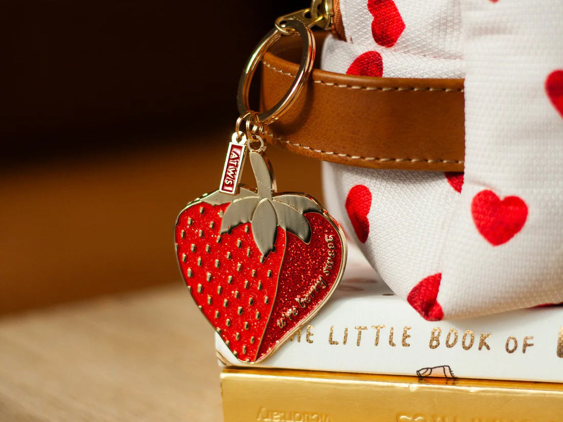 Achat Porte-clés en émail - Strawberry - ATWS