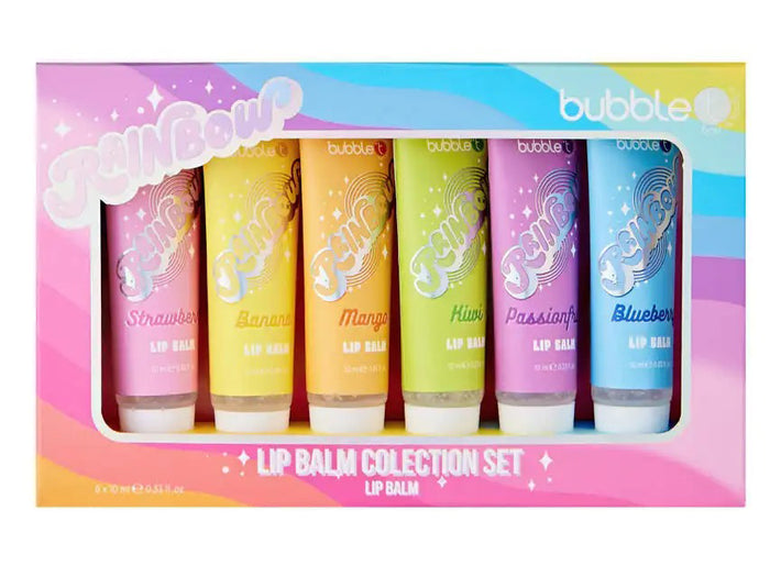 Achat Ensemble baumes à lèvres 6 saveurs arc-en-ciel - Bubble T
