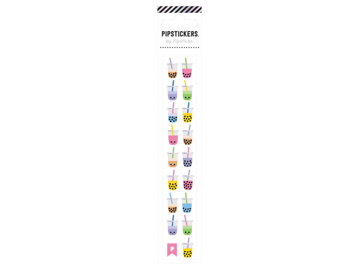 Achat Stickers Bubble tea kawaii (Boba Tea Minis) - Pipsticks