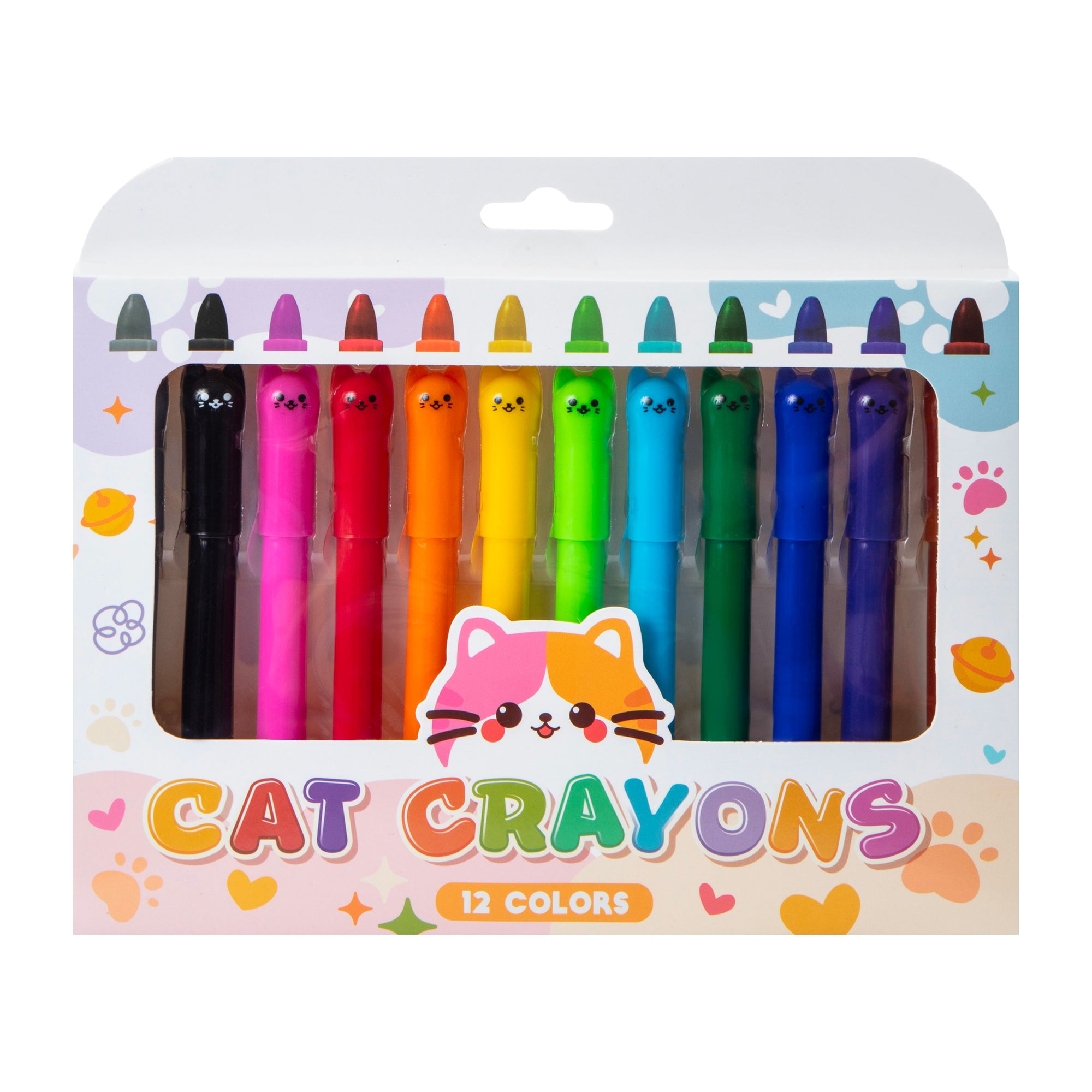 Achat Ooly feutres gel Cat Parade - 12 couleurs