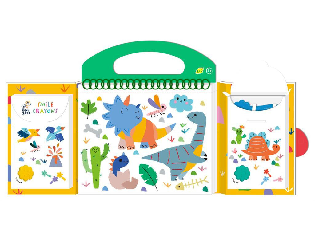 achat Kit de coloriage Dinosaures - Haku Yoka
