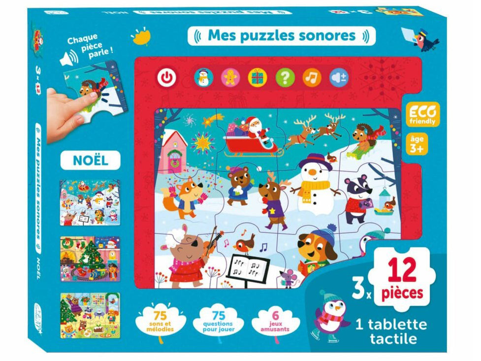 Achat Mes puzzles sonores - Noël