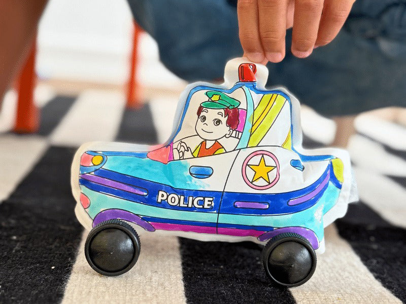 Coloriages gonflables - Police et pompier - Ara Créative