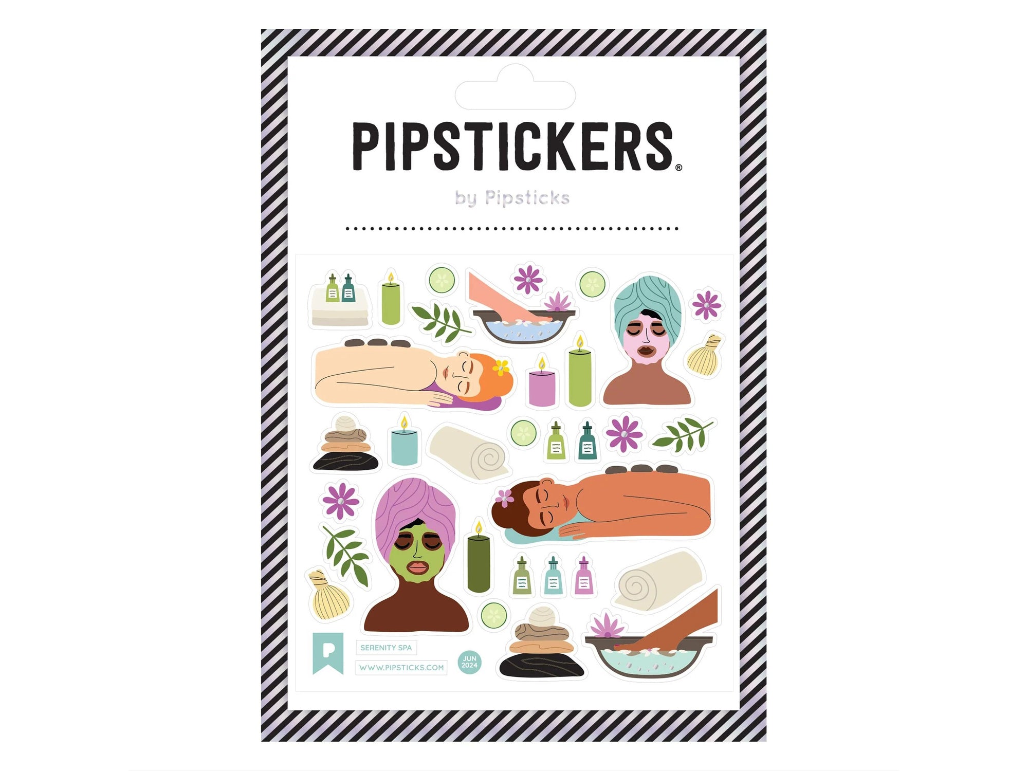 Achat Stickers Spa relaxant (Serenity Spa) - Pipsticks