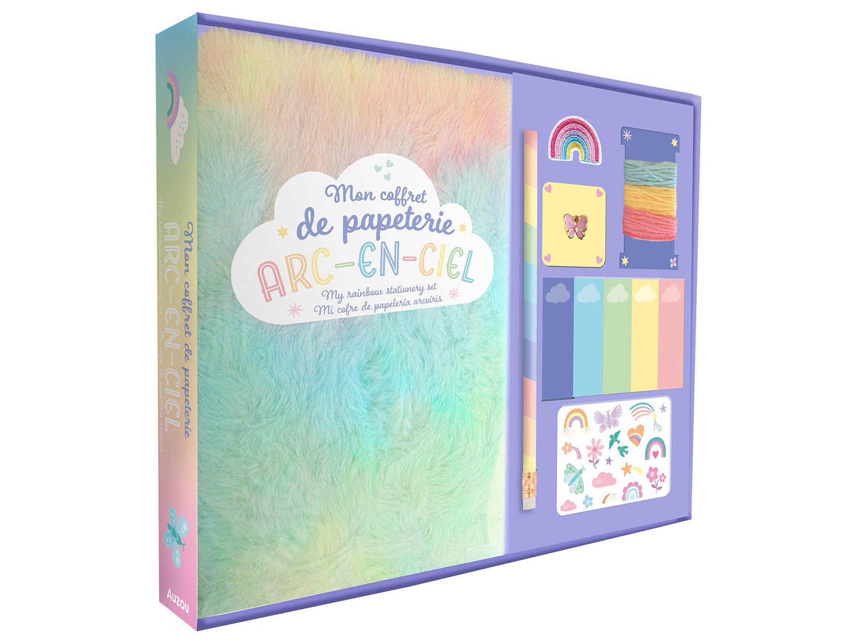 Achat Mon coffret de papeterie créative arc-en-ciel - Auzou
