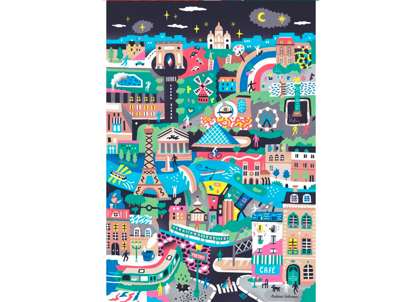 achat Puzzle Monuments de Paris 1000 pièces - Pieces & Peace