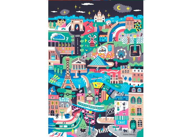 Achat Puzzle Monuments de Paris 1000 pièces - Pieces & Peace