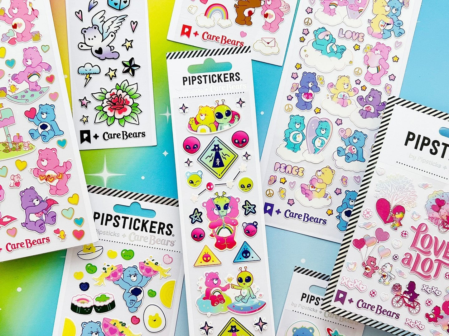 Achat Stickers Bisounours Aime-toi (Care Bears Love Yourself) - Pipsticks